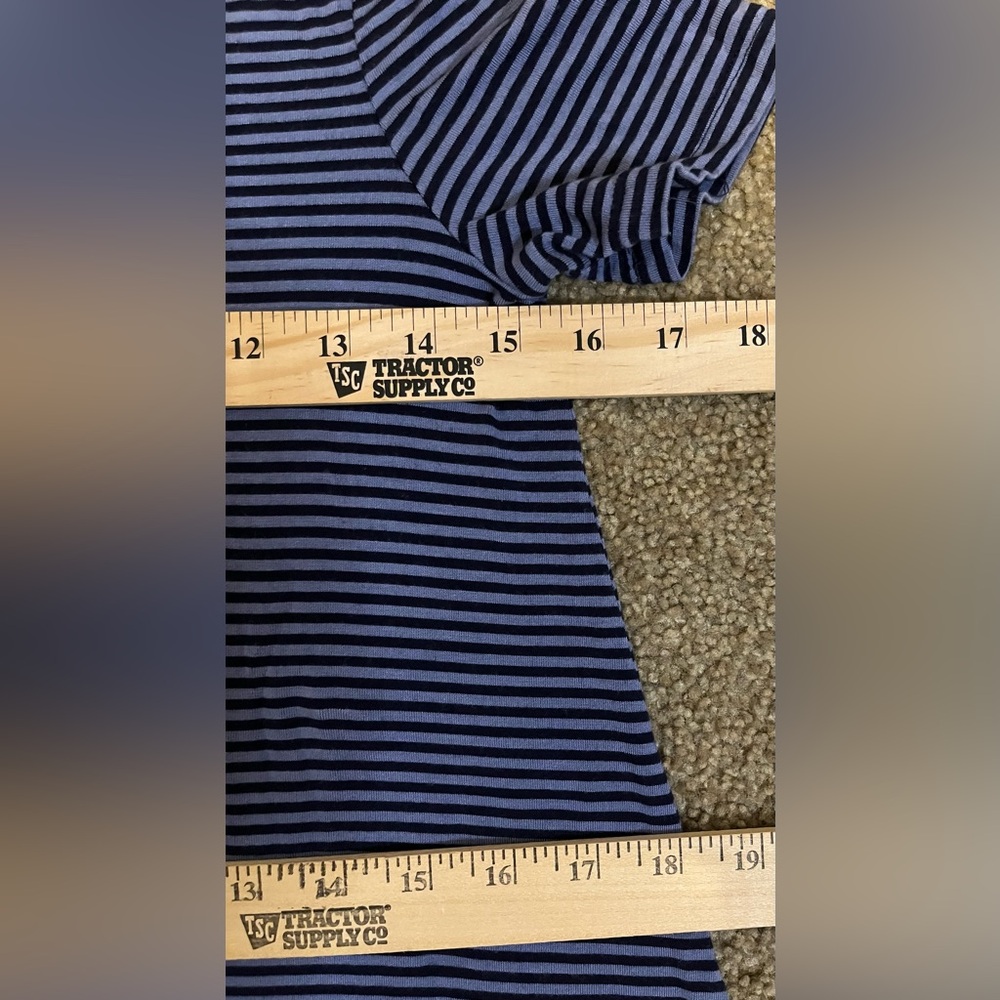 GAP Striped Blue T- Shirt Dress size XS - Picture 13 of 16